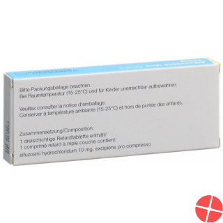 Alfuzosine Uno Zentiva Retard Tabletten 10mg 10 Stück