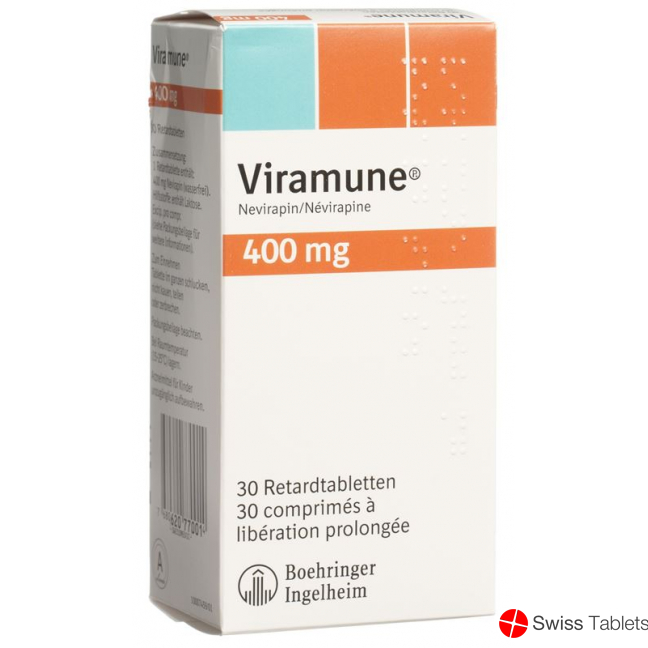 Viramune Retard Tabletten 400mg 30 Stück buy online
