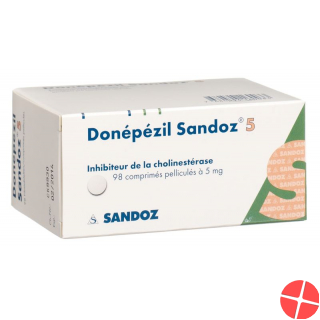 Donepezil Sandoz Filmtabletten 5mg 98 Stück