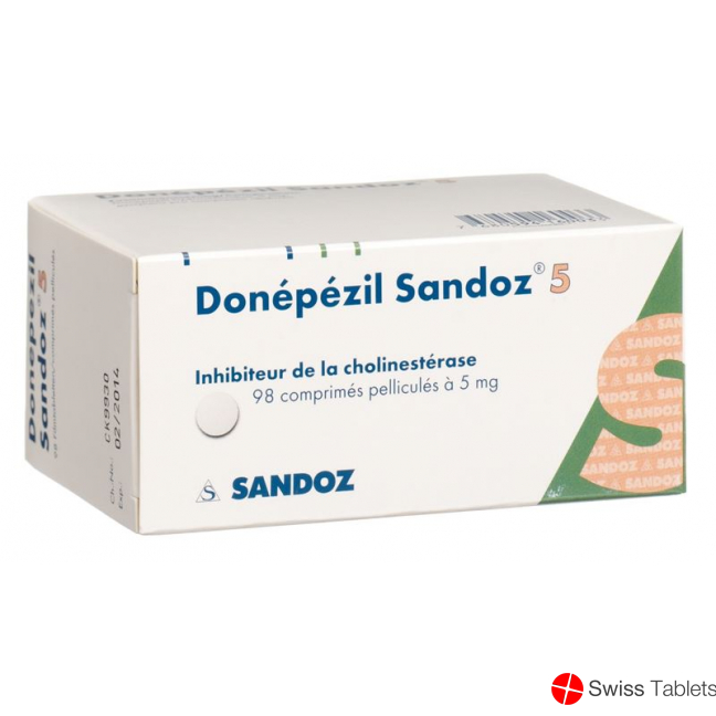 Donepezil Sandoz Filmtabletten 5mg 98 Stück buy online