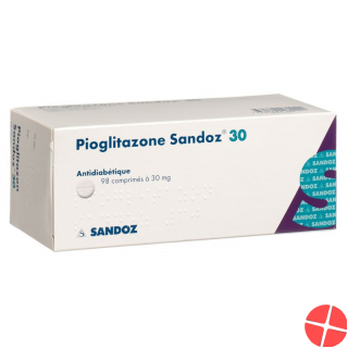 Pioglitazon Sandoz Tabletten 30mg 98 Stück