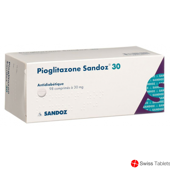 Pioglitazon Sandoz Tabletten 30mg 98 Stück buy online