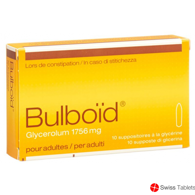 Bulboid 10 Zäpfchen für Erwachsene buy online