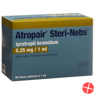 Atropair Steri Nebs 0.25mg/ml 1ml Ampullen 60 Stück