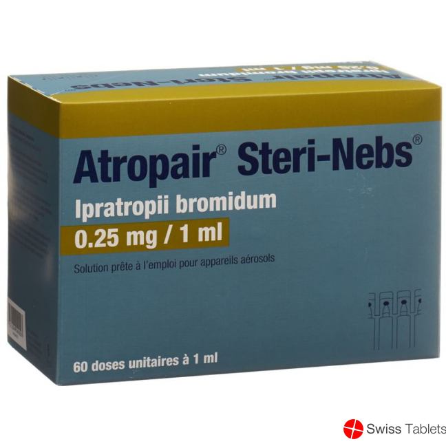 Atropair Steri Nebs 0.25mg/ml 1ml Ampullen 60 Stück buy online