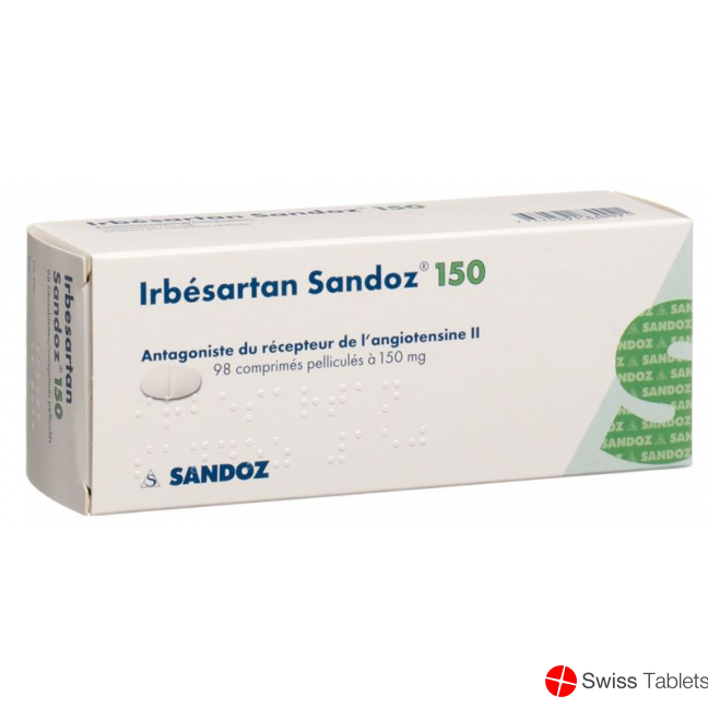 Irbesartan Sandoz Filmtabletten 150mg 98 Stück buy online