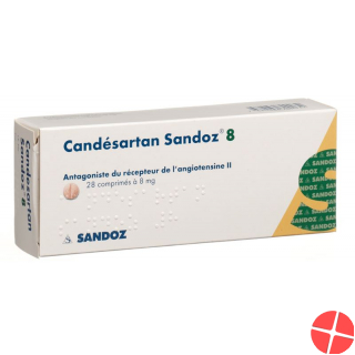 Candesartan Sandoz Tabletten 8mg 28 Stück