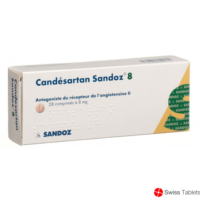 Candesartan Sandoz Tabletten 8mg 28 Stück buy online