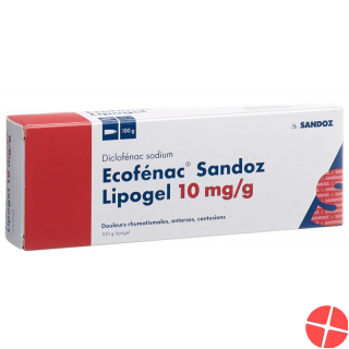Ecofenac Sandoz Lipogel 1% 100g