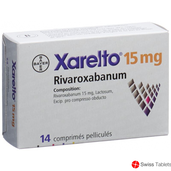 Xarelto Filmtabletten 15mg 14 Stück buy online