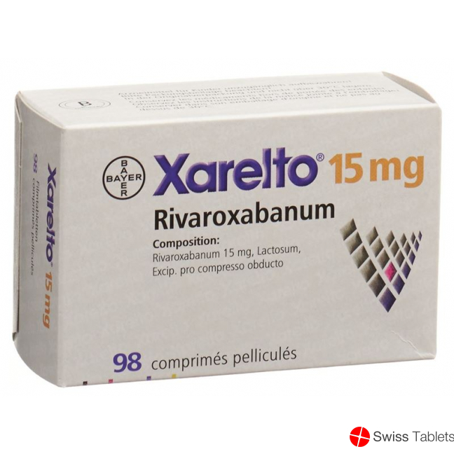 Xarelto Filmtabletten 15mg 98 Stück buy online