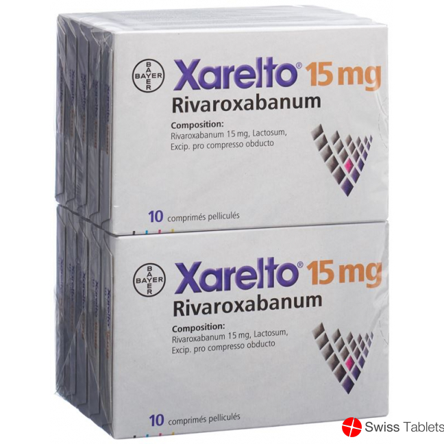 Xarelto Filmtabletten 15mg 10 X buy online