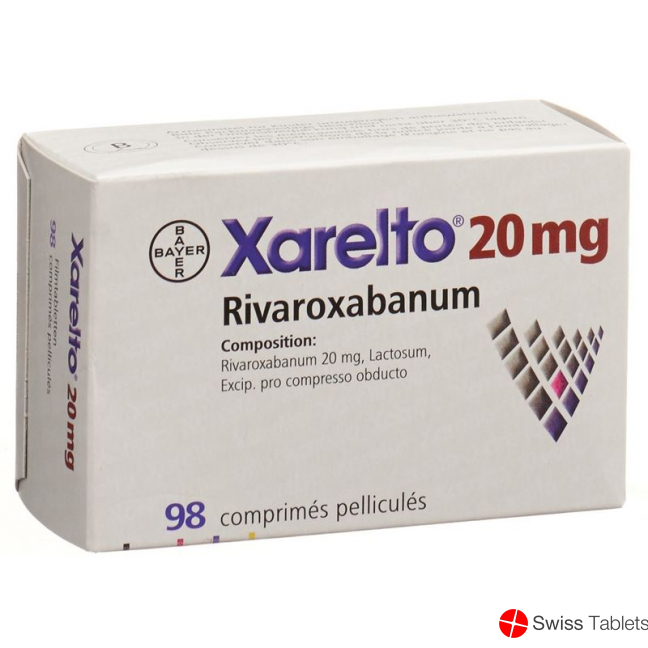 Xarelto Filmtabletten 20mg 98 Stück buy online