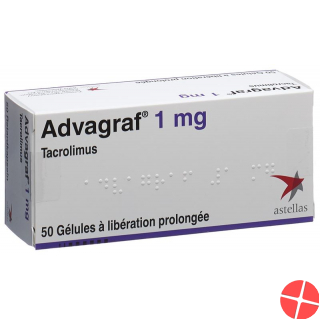 Advagraf Retard Kapseln 1mg 50 Stück