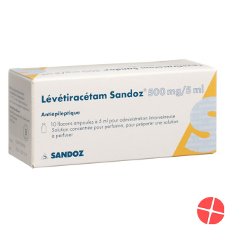 Levetiracetam Sandoz 500mg/5ml i.v. 10 Vial 5ml