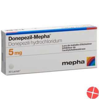 Donepezil Mepha Lactabs 5mg 30 Stück