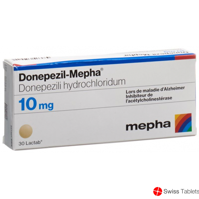 Donepezil Mepha Lactabs 10mg 30 Stück buy online