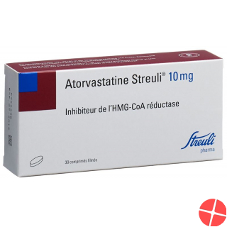 Atorvastatin Streuli Filmtabletten 10mg 30 Stück