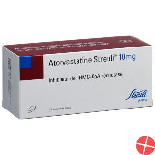 Atorvastatin Streuli Filmtabletten 10mg 100 Stück