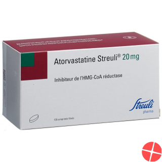 Atorvastatin Streuli Filmtabletten 20mg 100 Stück