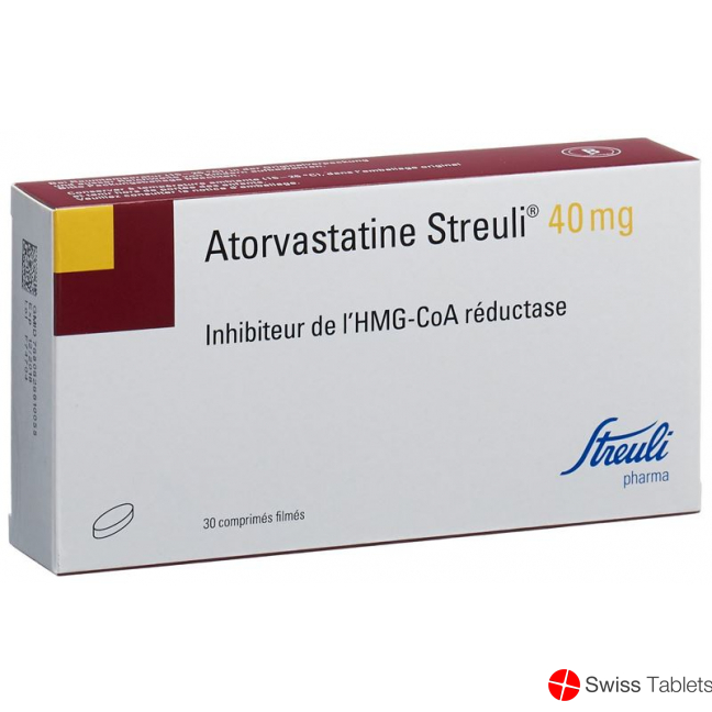 Atorvastatin Streuli Filmtabletten 40mg 30 Stück buy online