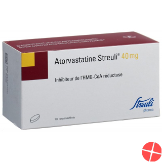 Atorvastatin Streuli Filmtabletten 40mg 100 Stück