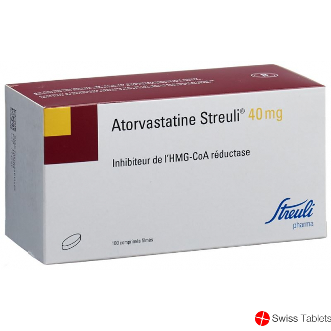 Atorvastatin Streuli Filmtabletten 40mg 100 Stück buy online