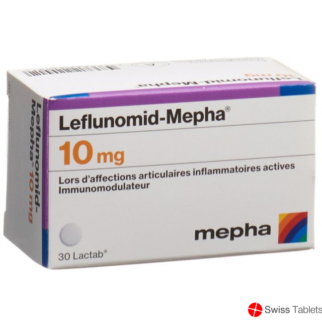 Leflunomid Mepha Lactabs 10mg 30 Stück buy online