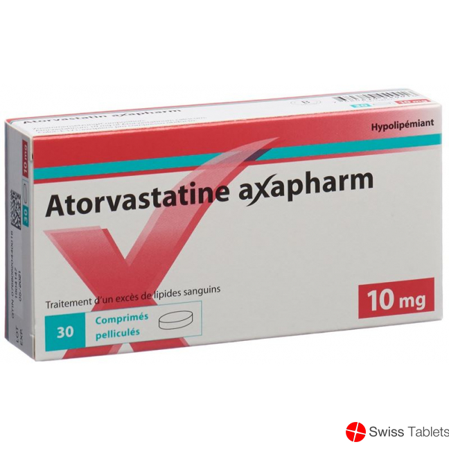 Atorvastatin Axapharm Filmtabletten 10mg 30 Stück buy online