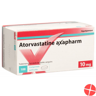 Atorvastatin Axapharm Filmtabletten 10mg 100 Stück Atorvastatin Axapharm Filmtabletten 10mg 100 Stück
