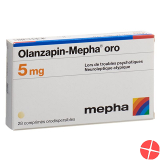 Olanzapin Mepha Oro Schmelztabletten 5mg 28 Stück