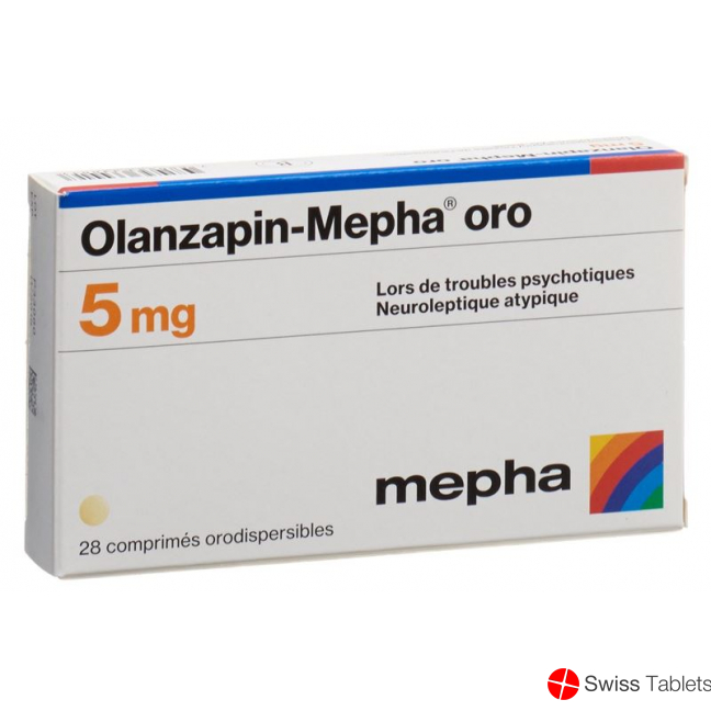 Olanzapin Mepha Oro Schmelztabletten 5mg 28 Stück buy online