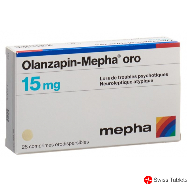 Olanzapin Mepha Oro Schmelztabletten 15mg 28 Stück buy online