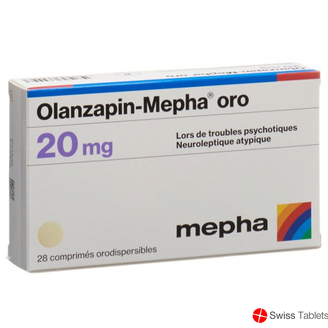 Olanzapin Mepha Oro Schmelztabletten 20mg 28 Stück buy online