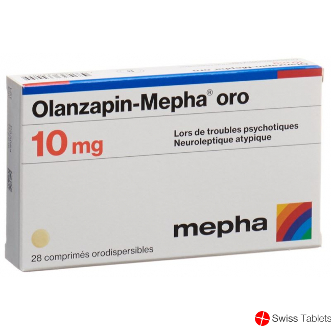 Olanzapin Mepha Oro Schmelztabletten 10mg 28 Stück buy online