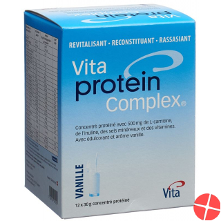Vita Protein Complex Pulver Vanille 12 Beutel 30g