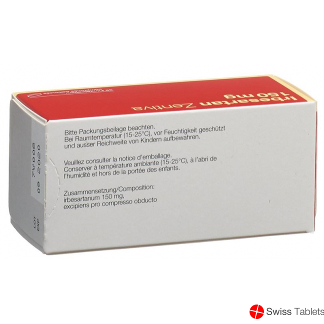 Irbesartan Zentiva Filmtabletten 150mg 98 Stück buy online