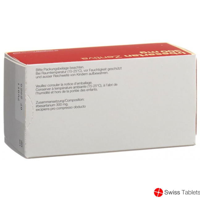 Irbesartan Zentiva Filmtabletten 300mg 98 Stück buy online