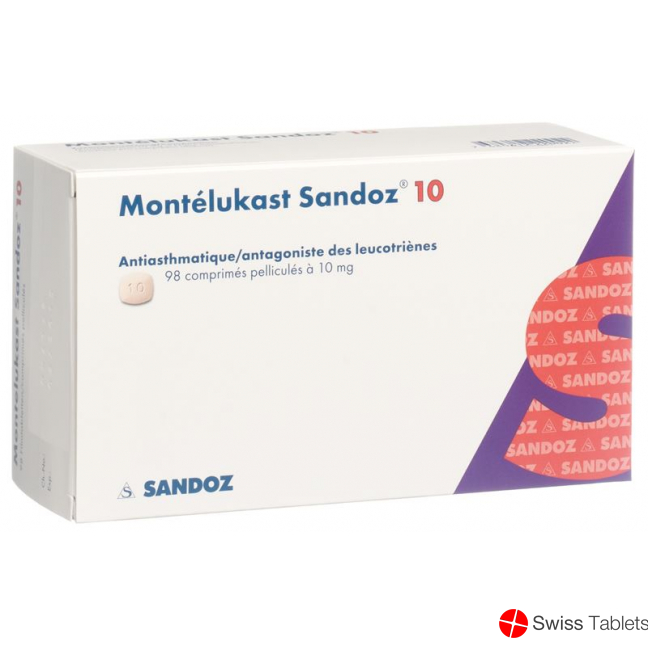 Montelukast Sandoz Filmtabletten 10mg 98 Stück buy online
