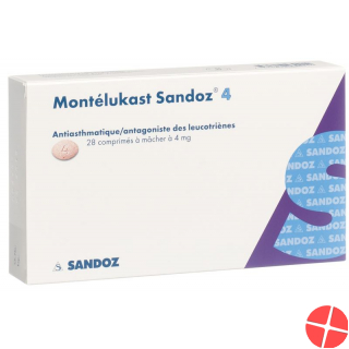 Montelukast Sandoz Kautabletten 4mg 28 Stück