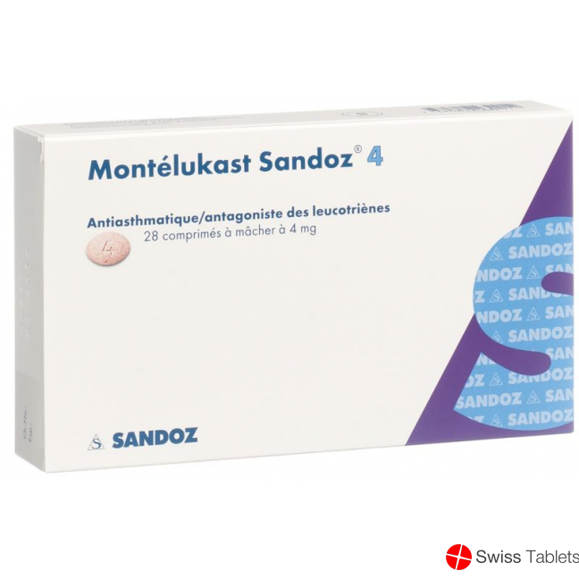 Montelukast Sandoz Kautabletten 4mg 28 Stück buy online