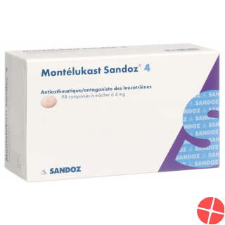 Montelukast Sandoz Kautabletten 4mg 98 Stück