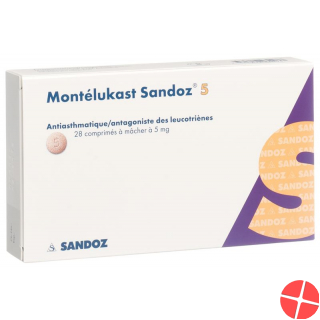 Montelukast Sandoz Kautabletten 5mg 28 Stück