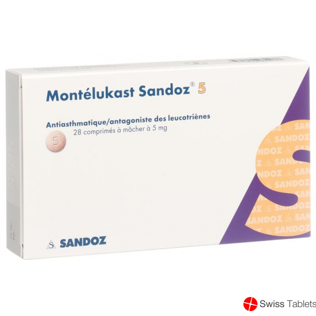Montelukast Sandoz Kautabletten 5mg 28 Stück buy online