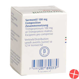 Surmontil tbl 100 mg Ds 20 pcs