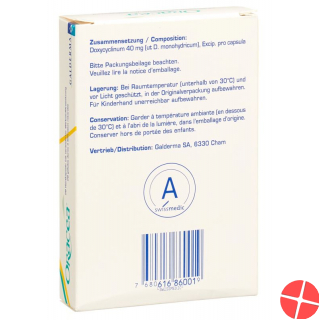 Oracea Kapseln 40mg 28 Stück