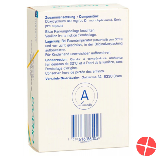 Oracea Kapseln 40mg 56 Stück