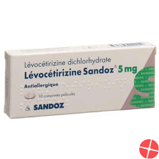 Levocetirizin Sandoz Filmtabletten 5mg 10 Stück