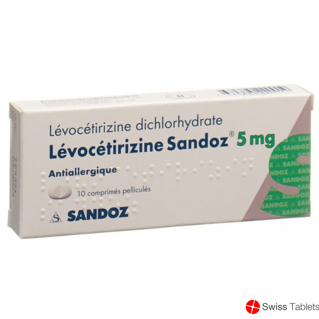 Levocetirizin Sandoz Filmtabletten 5mg 10 Stück buy online