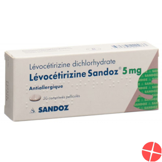 Levocetirizin Sandoz Filmtabletten 5mg 50 Stück